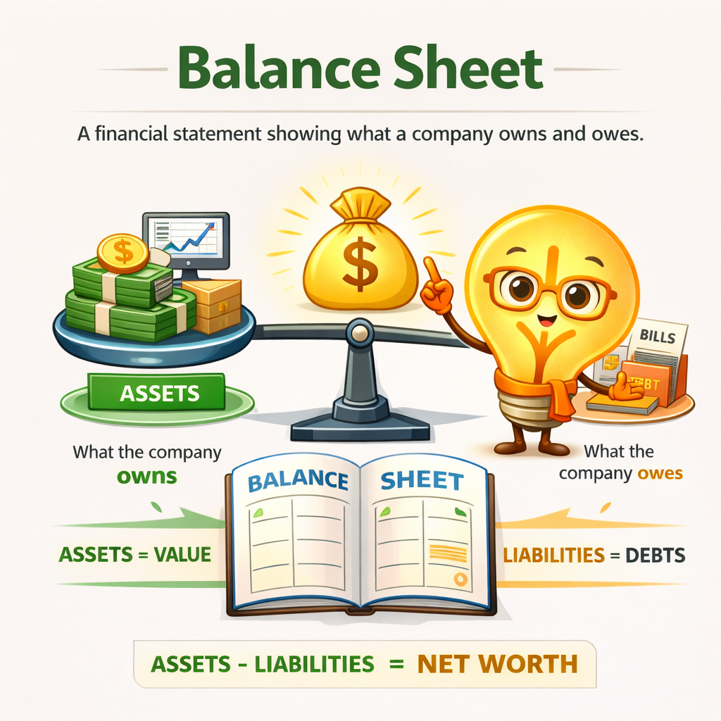 Balance Sheet Formula