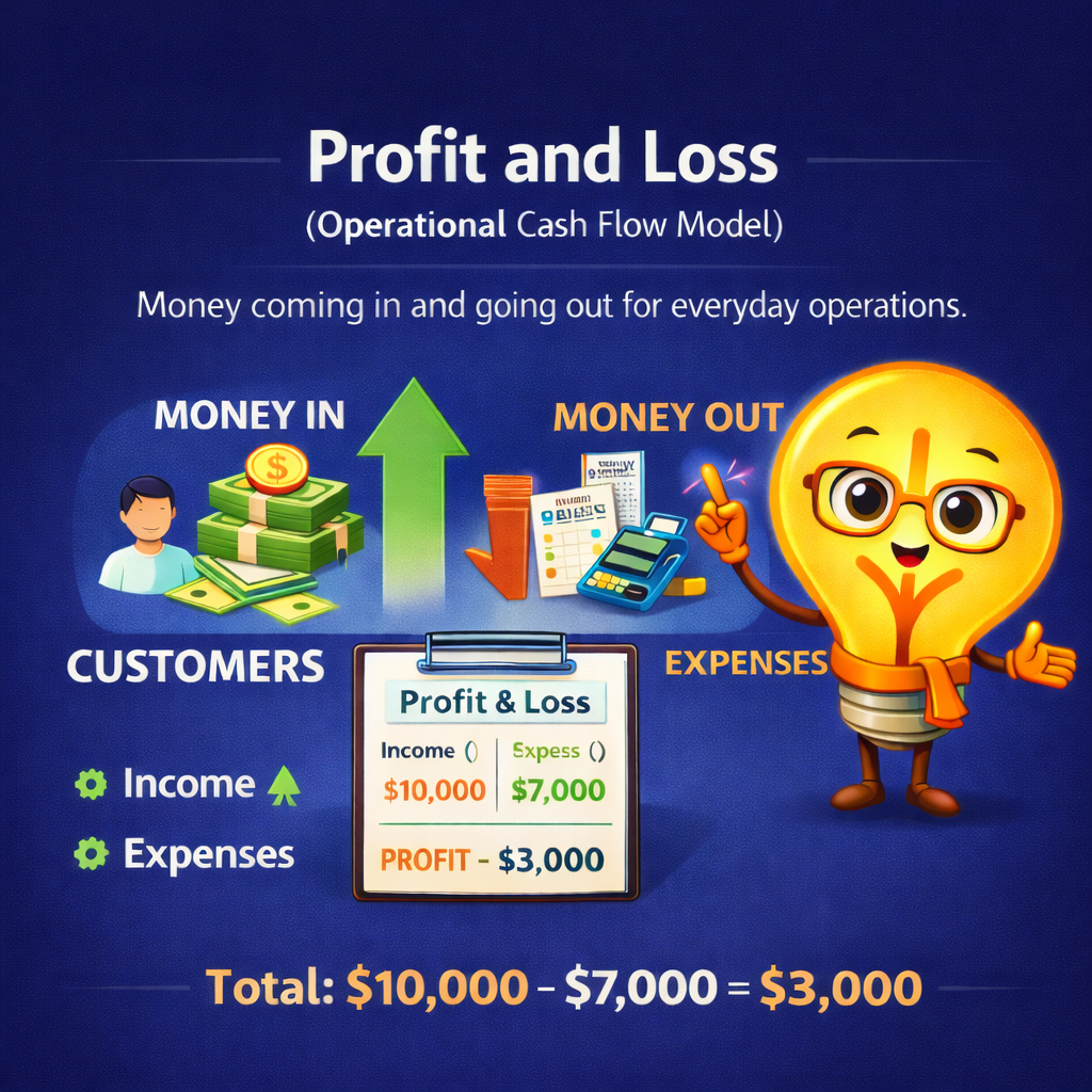 Profit and Loss (Operational Cash Flow Model) Formula